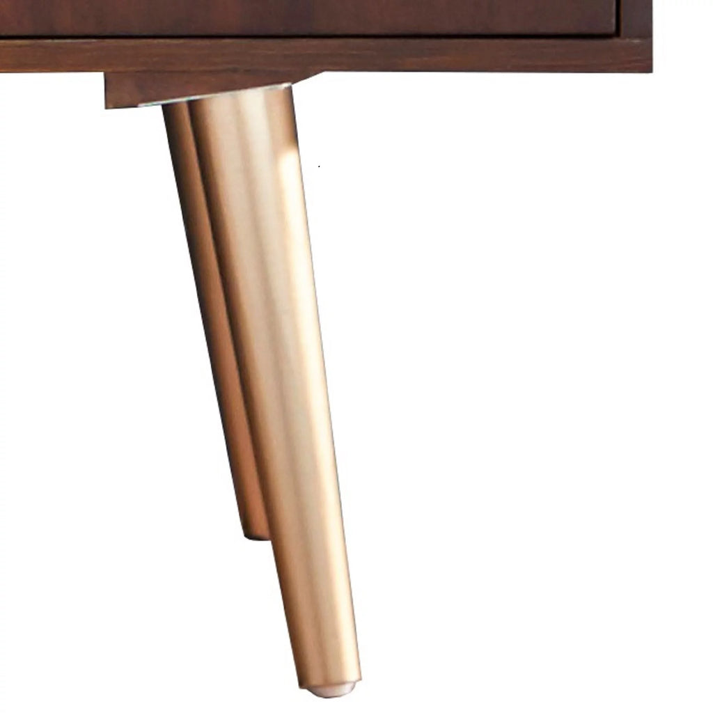 56” Wide Walnut Finish Sideboard Buffet E743404
