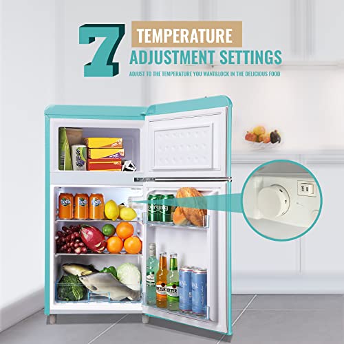 Compact 3.2 Cu.Ft Mini Refrigerator with Freezer W568225
