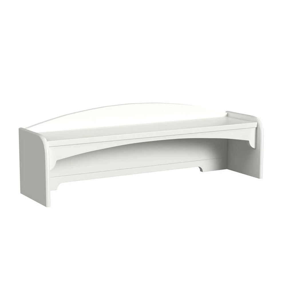 Bright White Engineered Hardwood Desk Hutch O84497