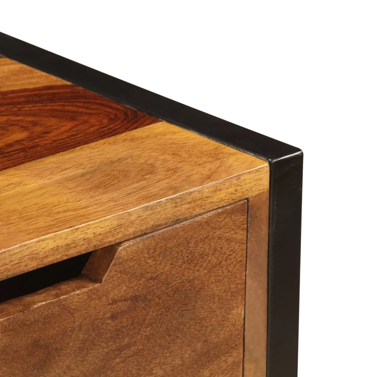 Solid Sheesham Wood Sideboard with 3 Drawers P667