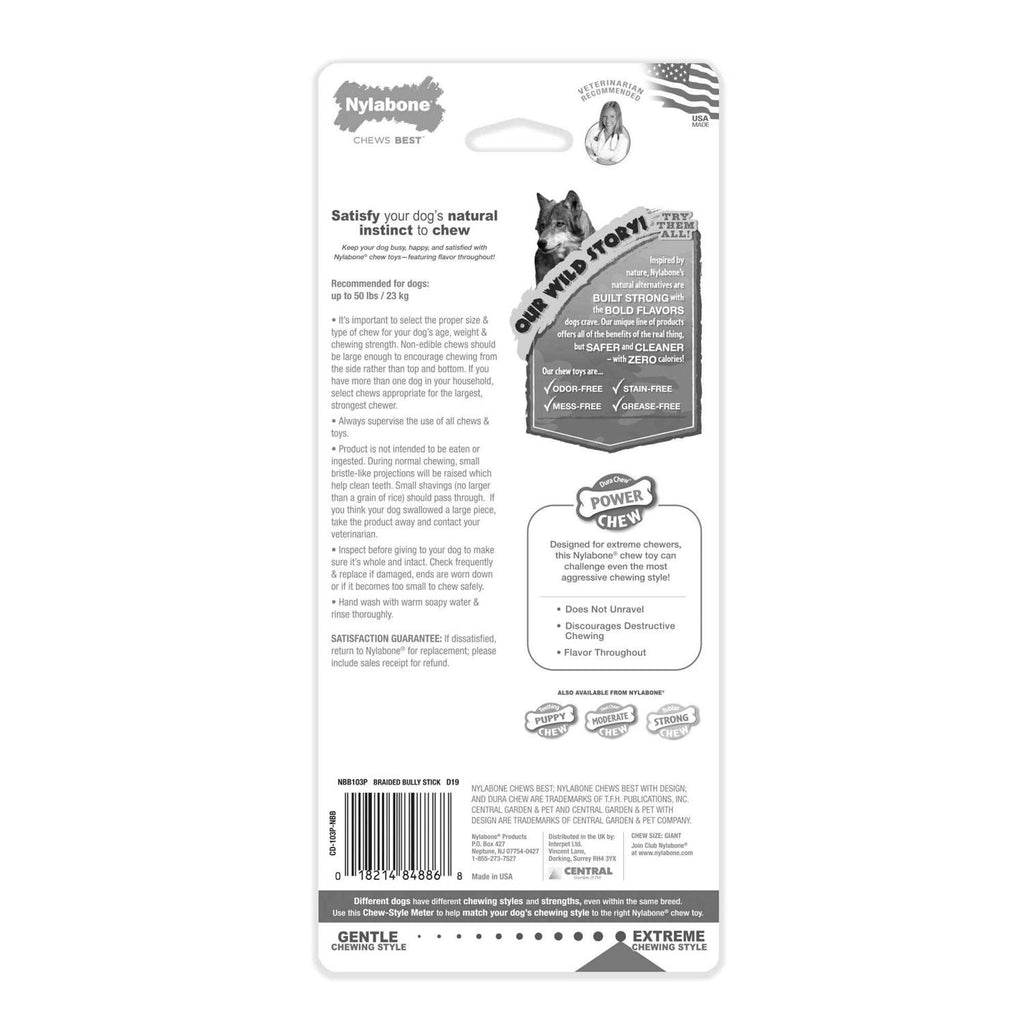 Braided Bully Stick A738