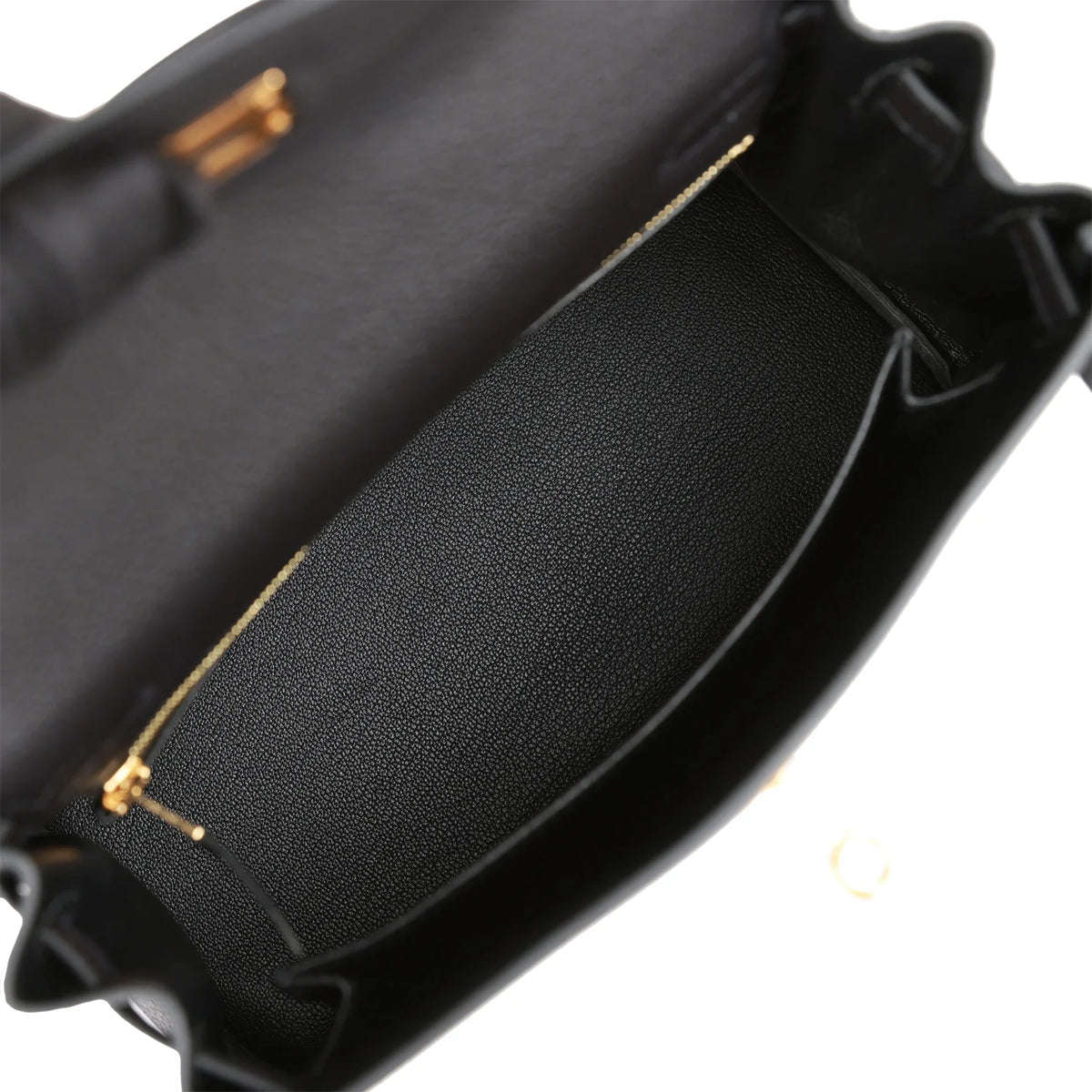 Black Leather Handbag R212
