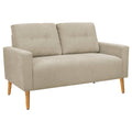 Fabric Loveseat Couch Sofa with Solid Wood Frame M628