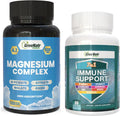 Magnesium Glycinate Citrate Malate Oxide Vitamin C D3 Zinc Quercetin Elderberry Supplement T131