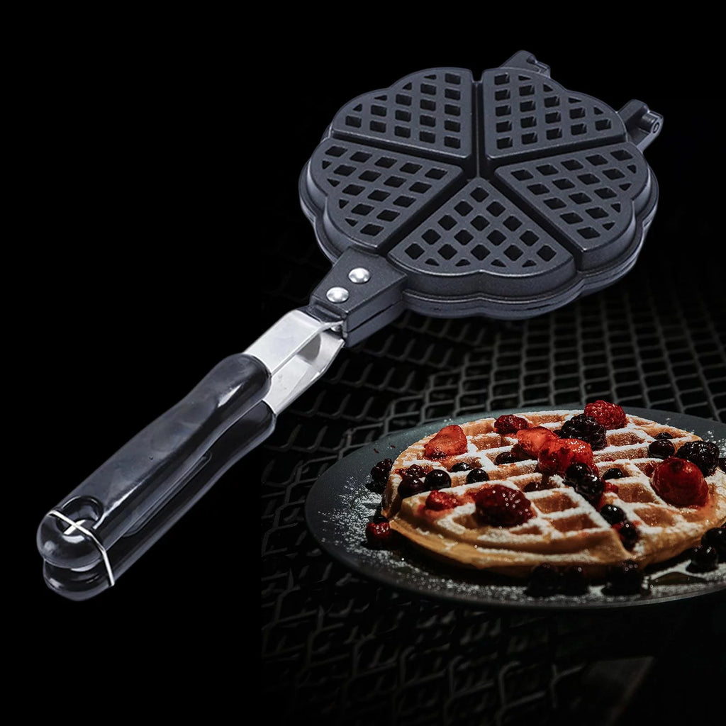Waffle Maker Pan Portable Bakeware L232