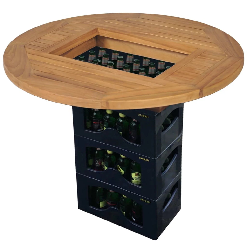 Teak Tabletop Crate E665