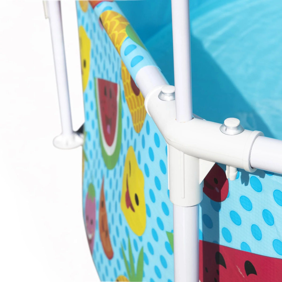 8' x 20" Round Above Ground Swimming Pool with Canopy H327