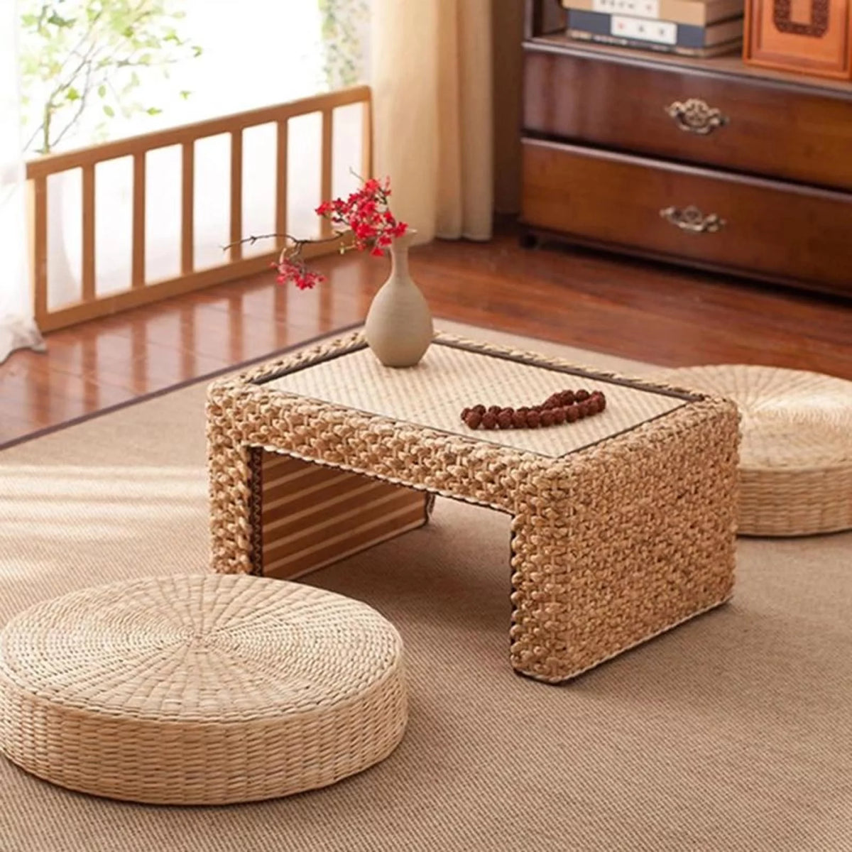 Japanese Straw Floor Cushion R866674