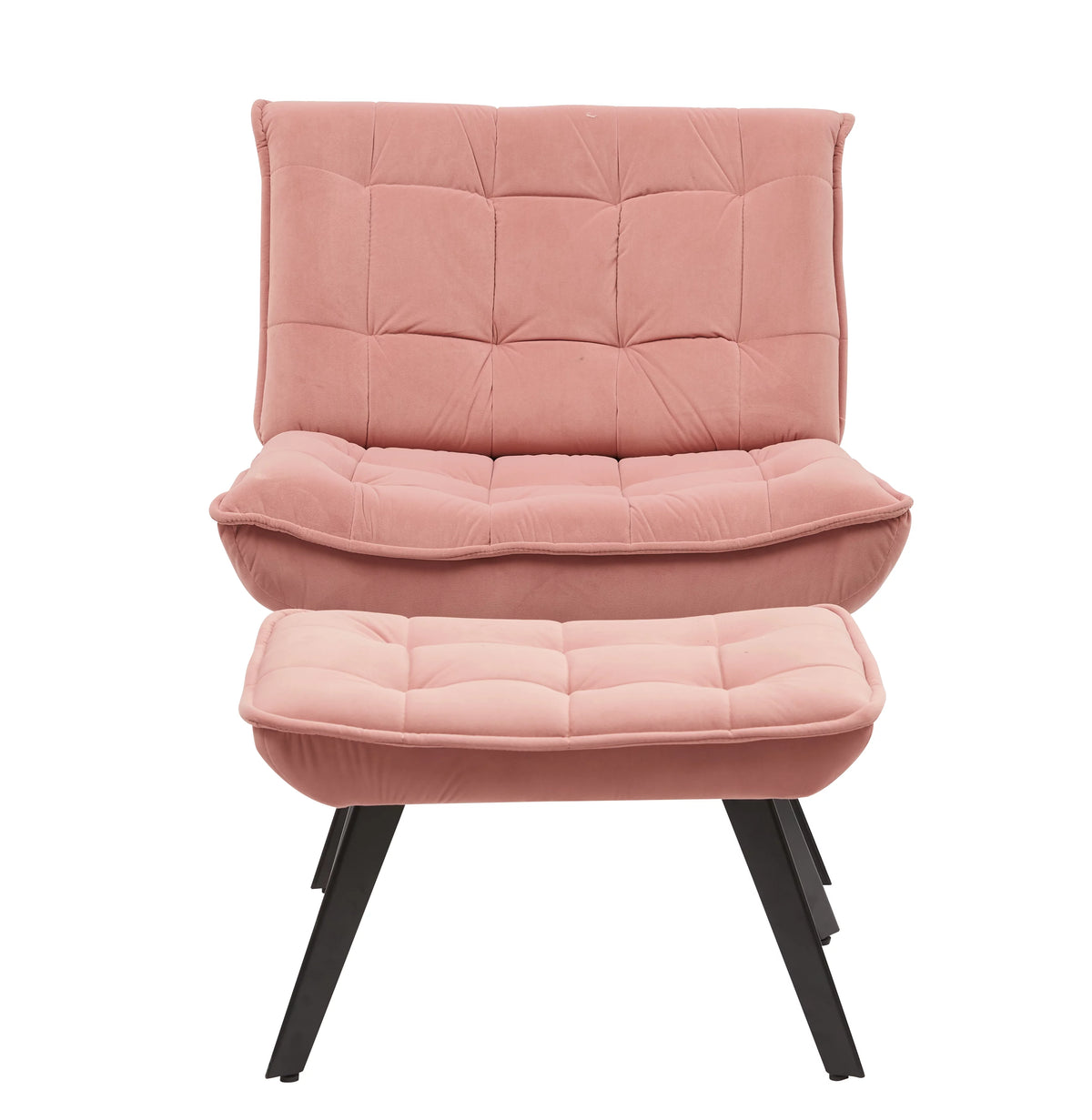 Pink Velvet Accent Chair S162422