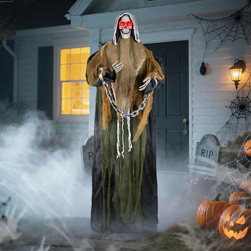 Life Size Animatronics Grim Reaper with Chain S2213