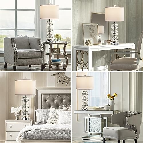 Set of 2 Glass Table Lamps Z658040