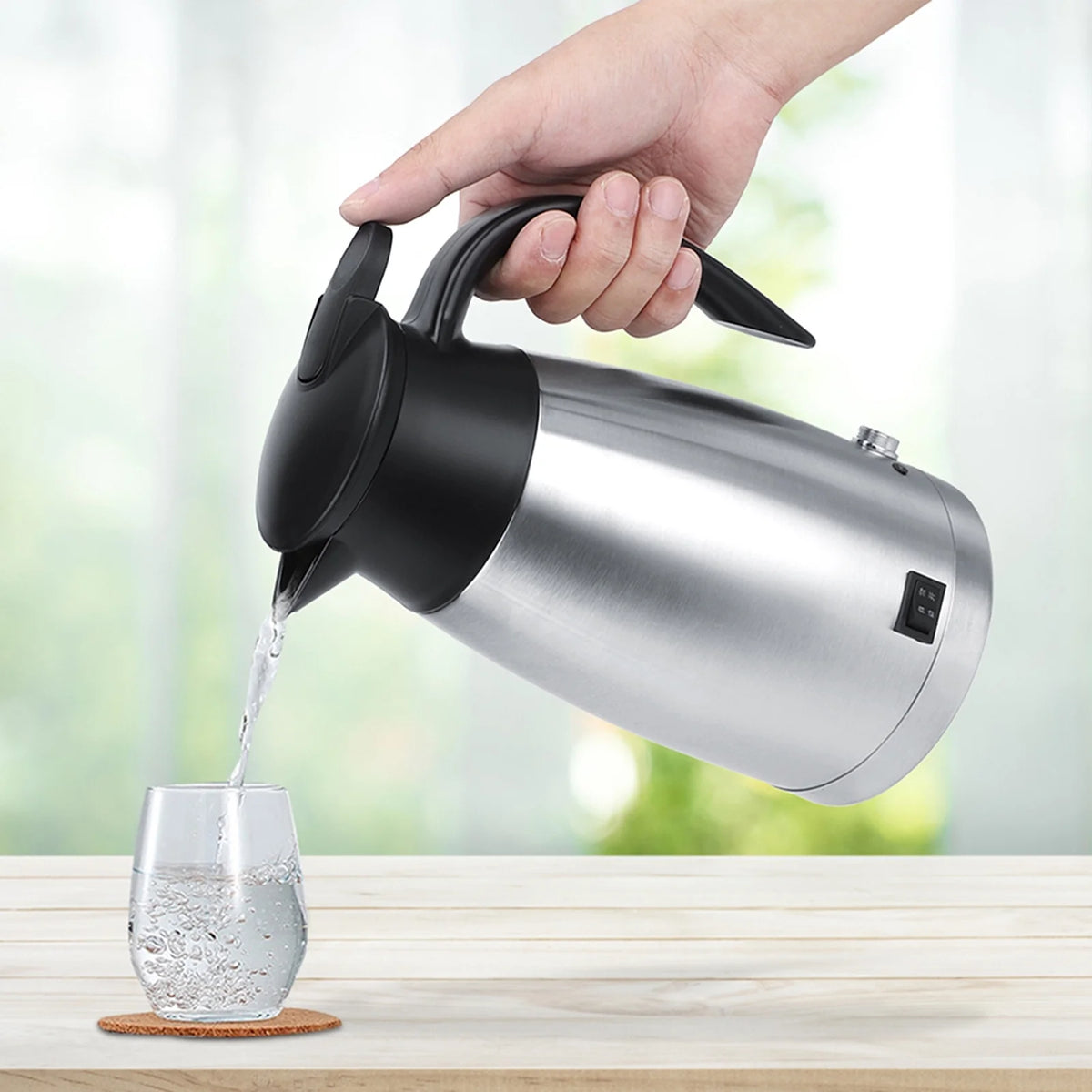 Hervidor eléctrico de acero inoxidable de 1000ml W1320