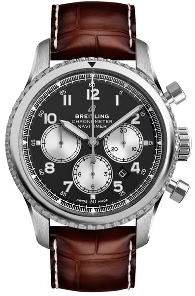 Chronograph Brown Strap 43mm F49858