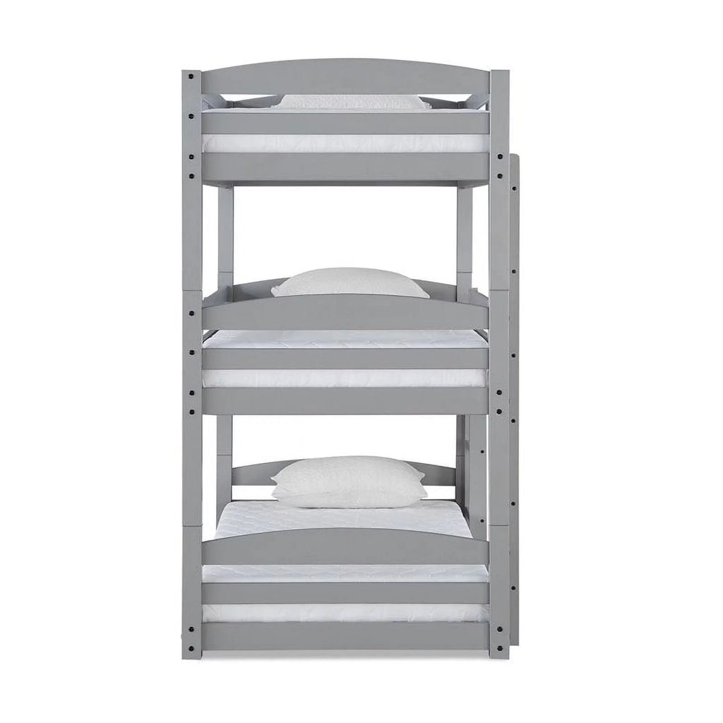 Gray Triple Floor Wood Bunk Bed F988420