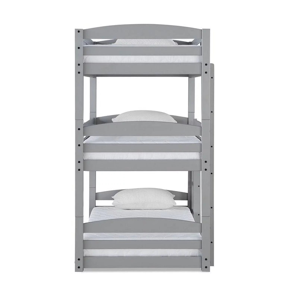 Gray Triple Floor Wood Bunk Bed F988420