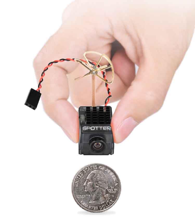 FPV Camera and Transmitter Kit, 5.8G Micro AIO Cam, 700TVL, 40CH V130714