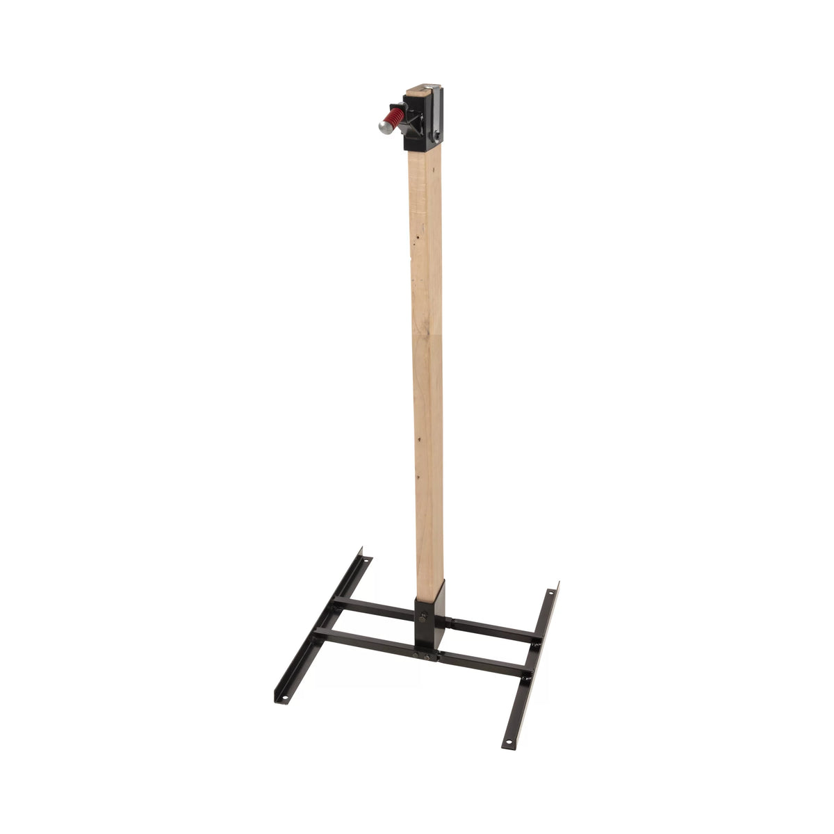 Steel Gong Hanger Target with Recoil Spring, Black R675