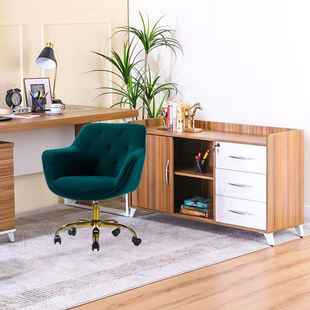 Teal Metal Task Chair Y833