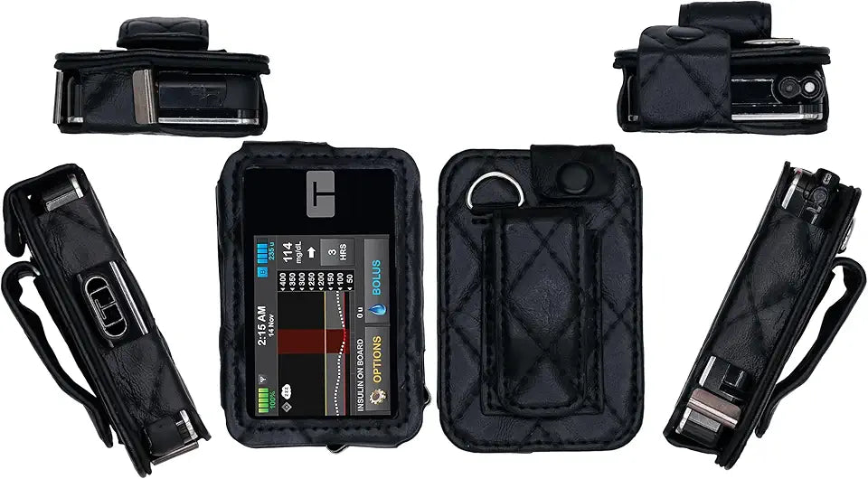 Black Diamond Check Pattern Holster with Belt Clip D830