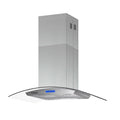 36 inch Island Mount Range Hood 900 CFM with Glass LCD Touch Control H769807