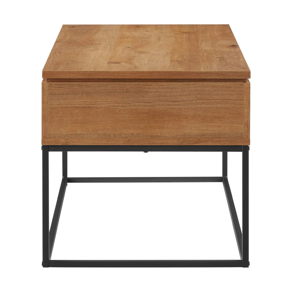Modern Wood and Metal Lift-Top Coffee Table E406