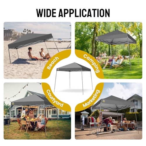 8x8 Pop Up Canopy Tent with Carry Bag Q25410