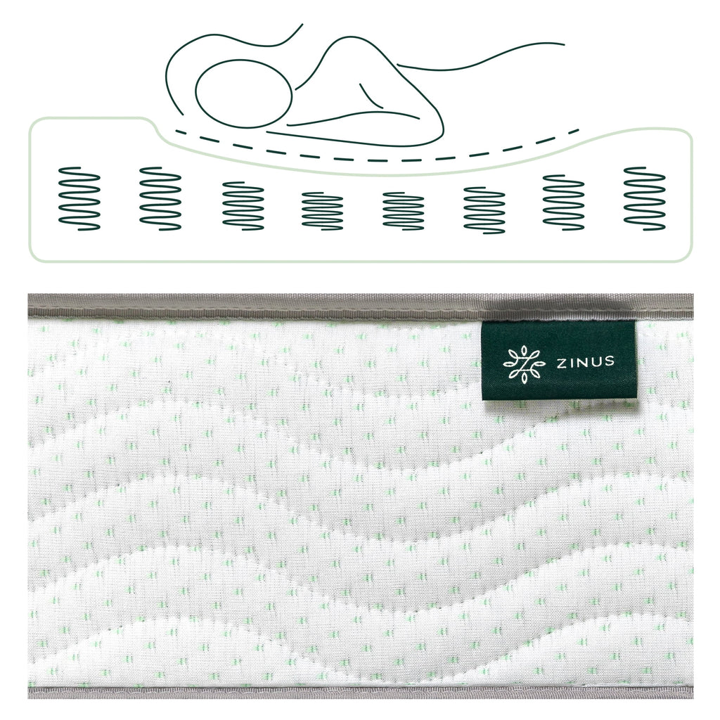 6" Foam and Spring Twin Mattress 2 Piece Set F4992