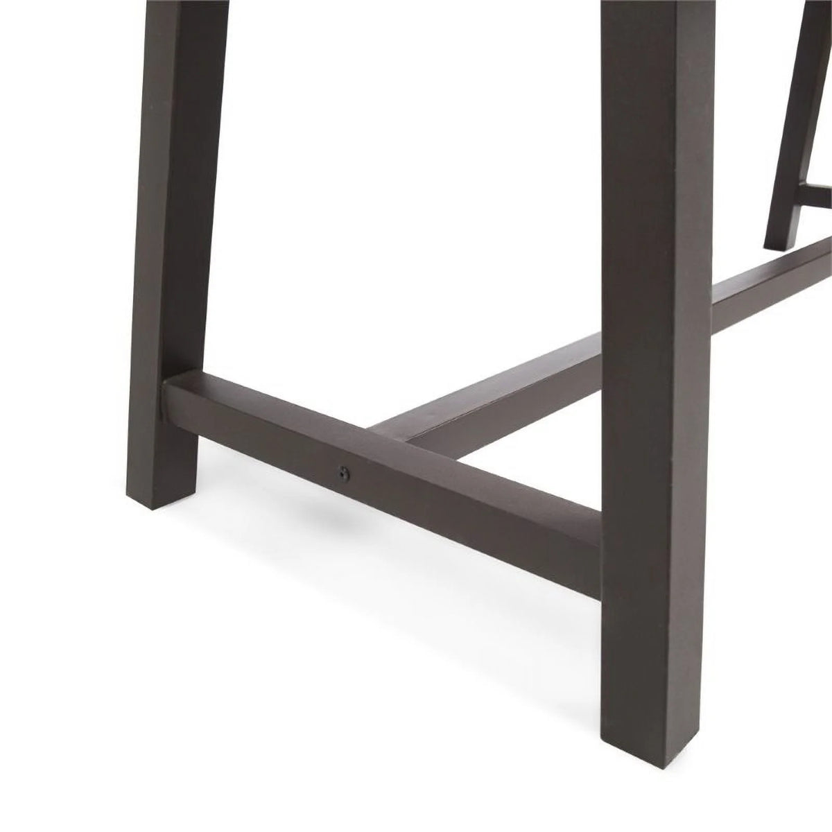 71" Wood Top Patio Dining Table A51442