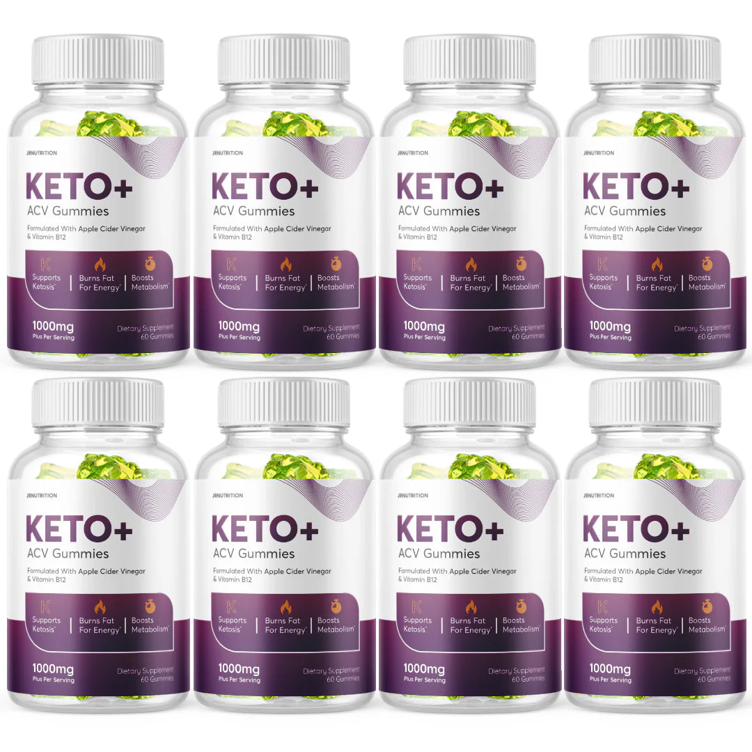 Keto ACV 1000mg Gummies 8 Bottles K2386