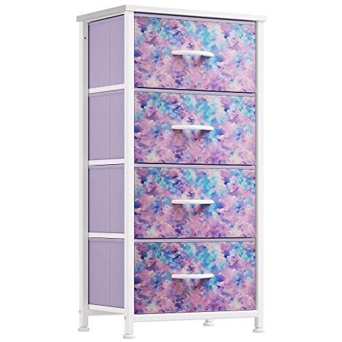 Black 8 Drawer Dresser with Fabric Bins C866646
