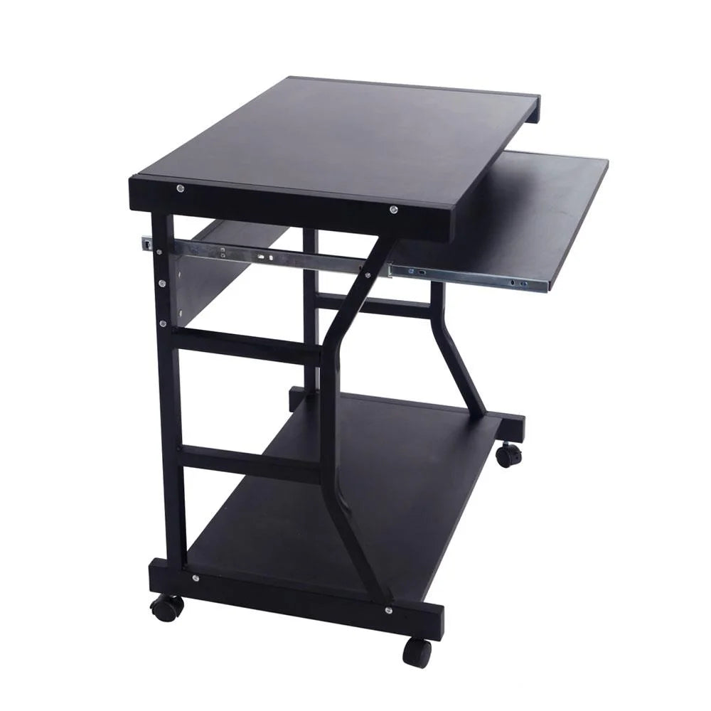 Black Computer Workstation Desk K95782