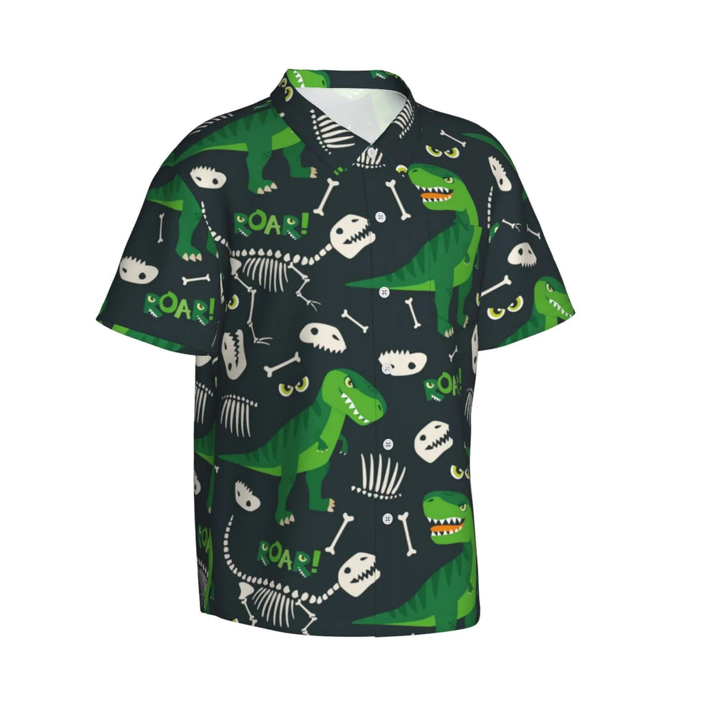 Hawaiian Shirt Men Casual Button Down Short Sleeve Z663144