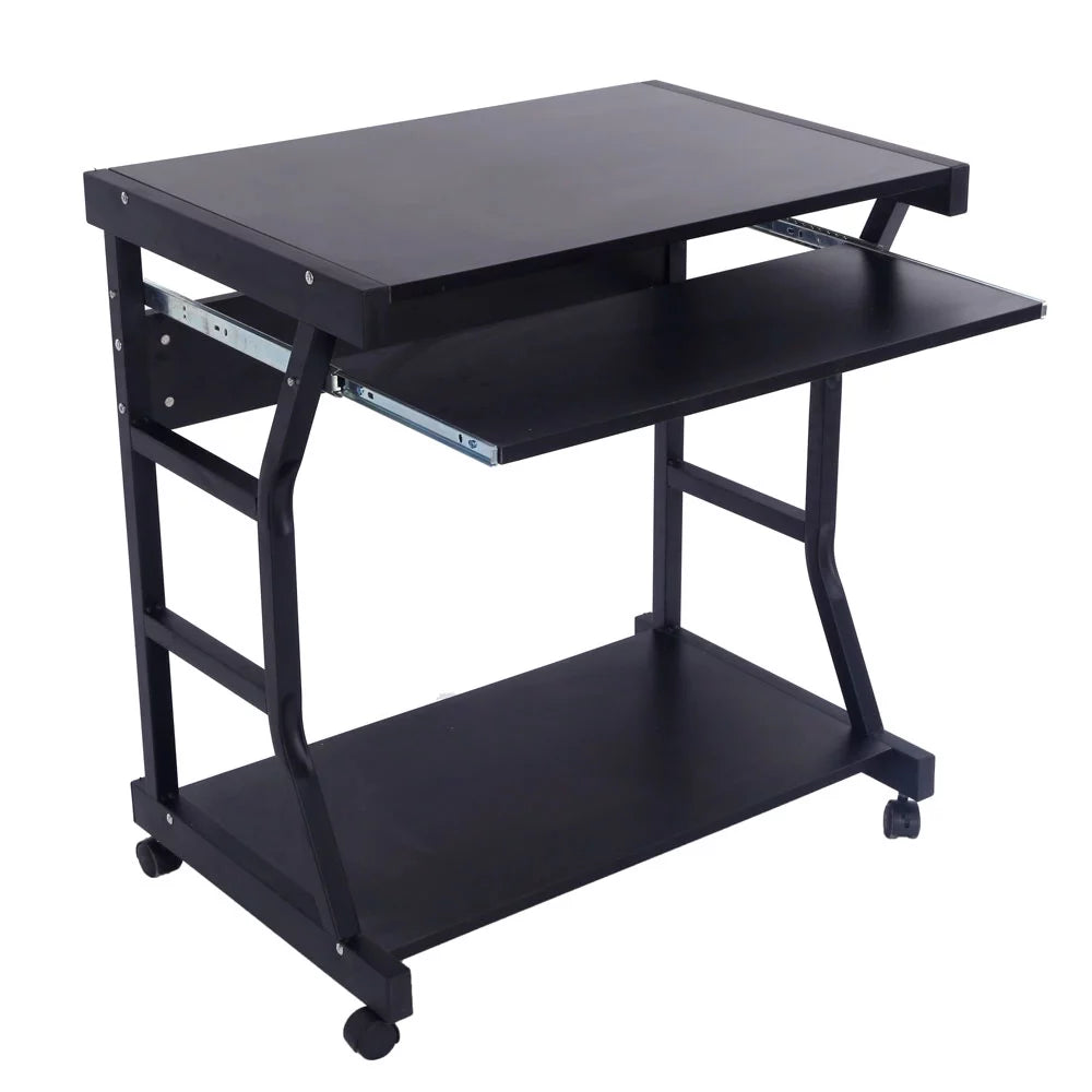 Black Computer Workstation Desk K95782