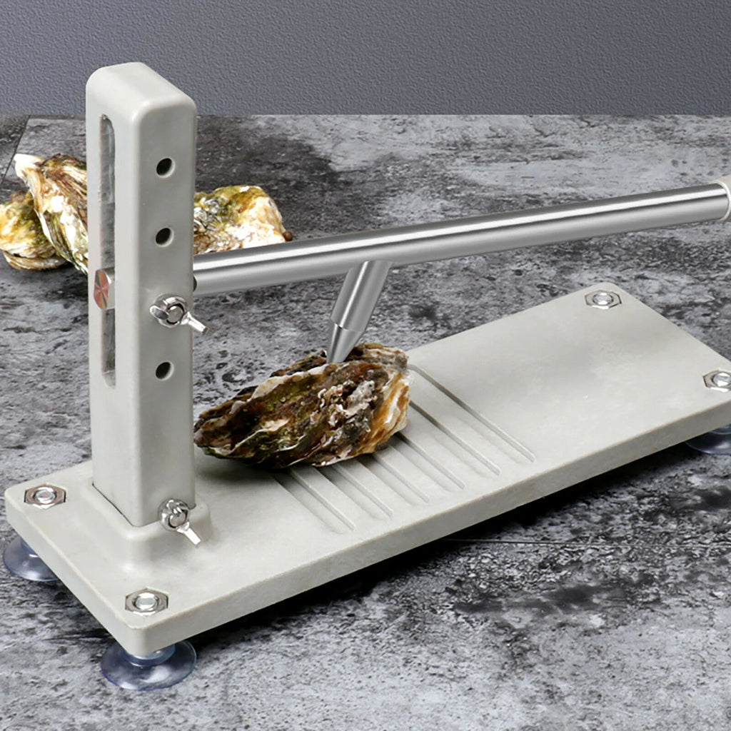 Manual Oyster Clam Shucker Stainless Opener Tool with 2 Blade T895
