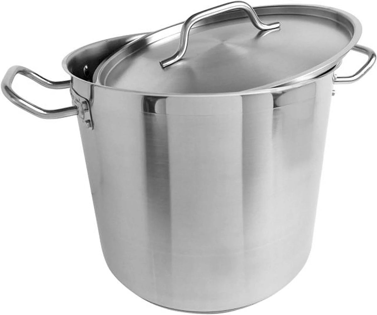 40 qt. Stainless Steel Stock Pot with Lid X95298