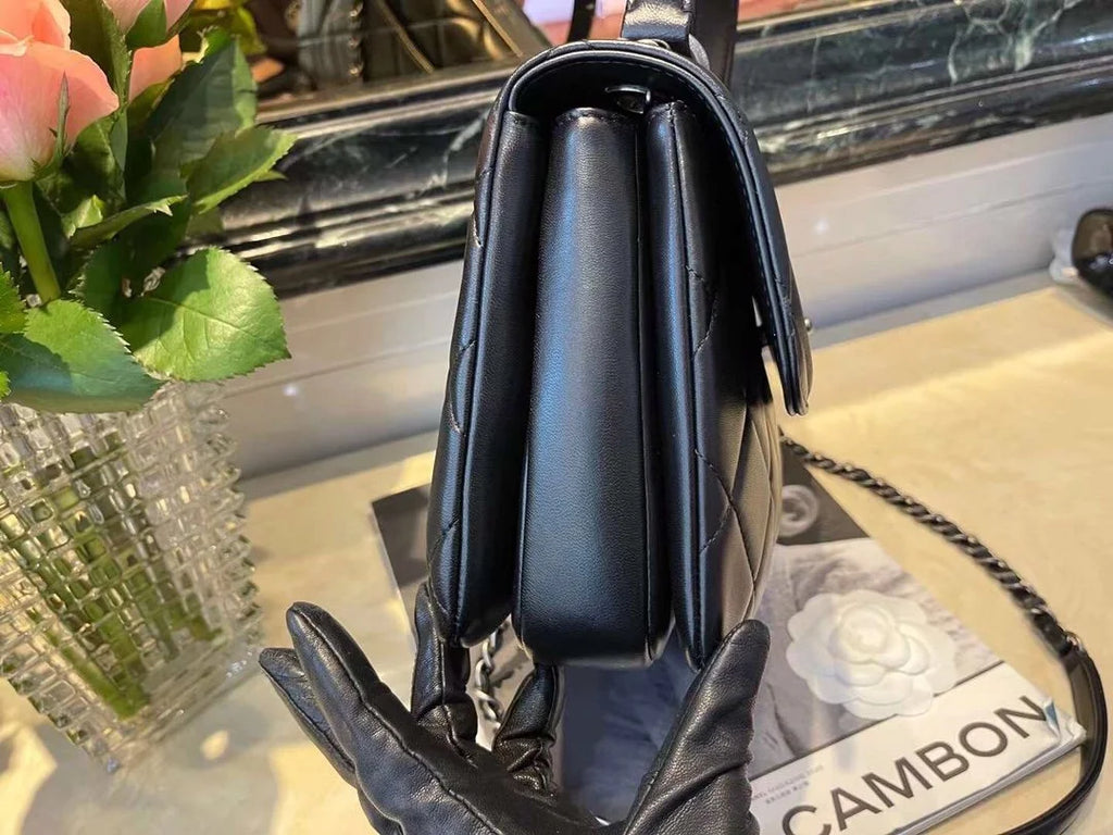 Black Flap Bag K2282