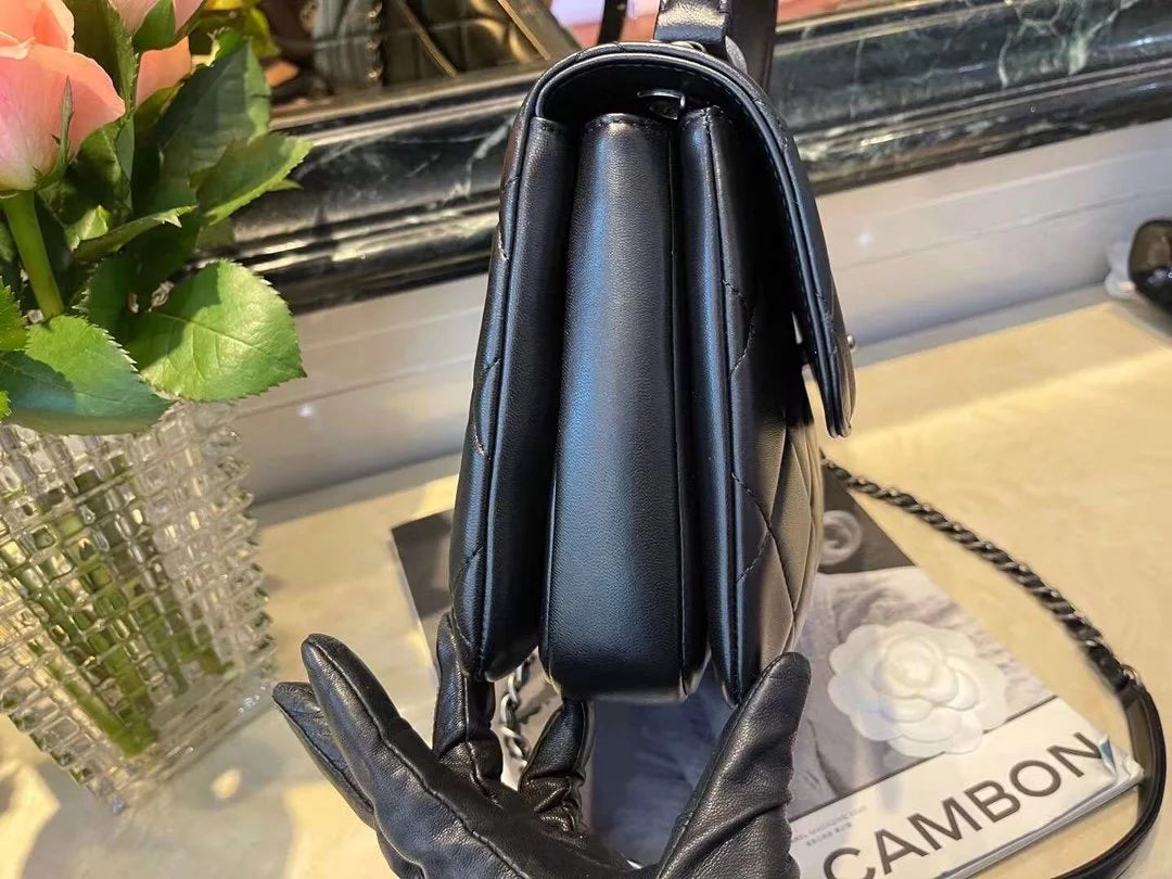 Black Flap Bag K2282