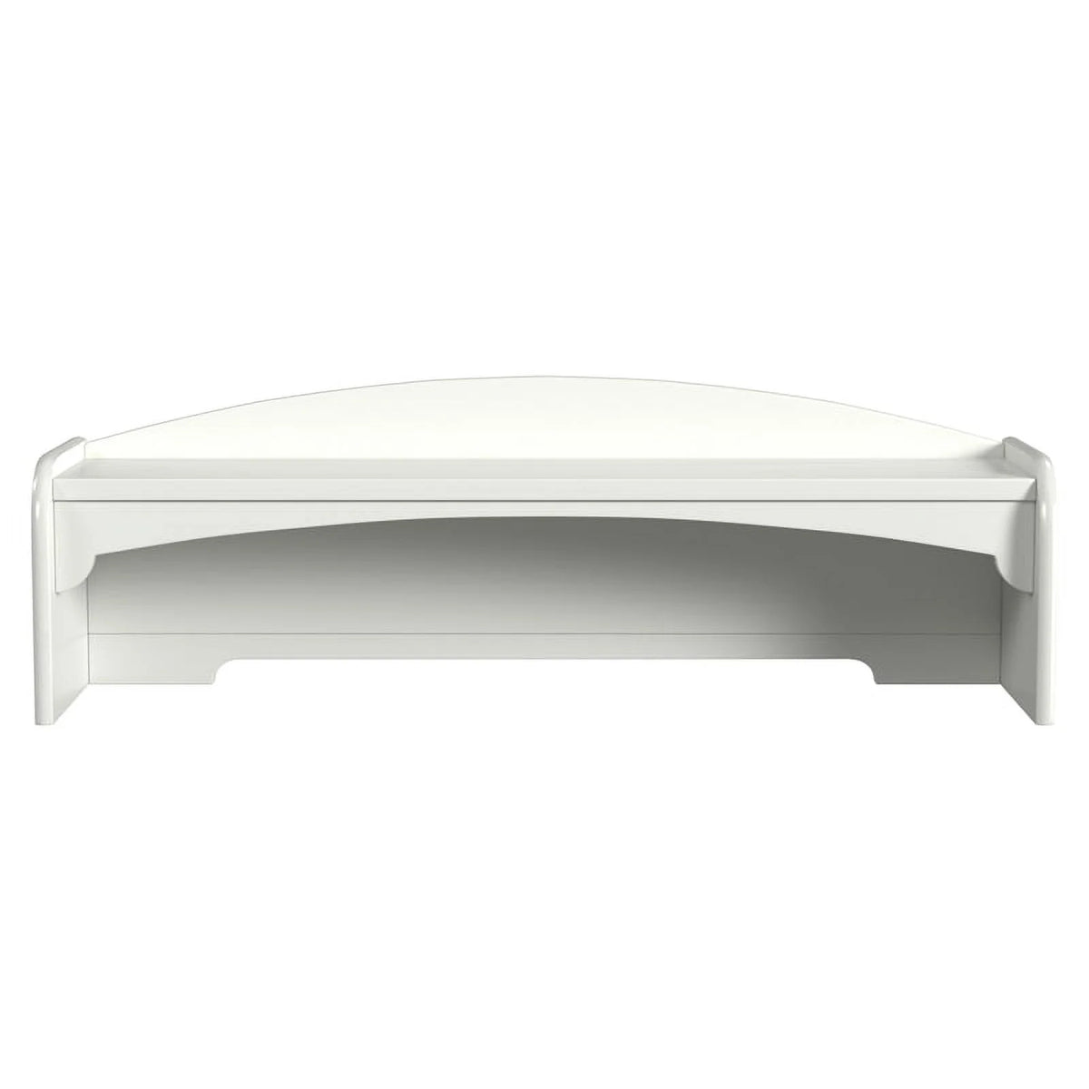 Bright White Engineered Hardwood Desk Hutch O84497