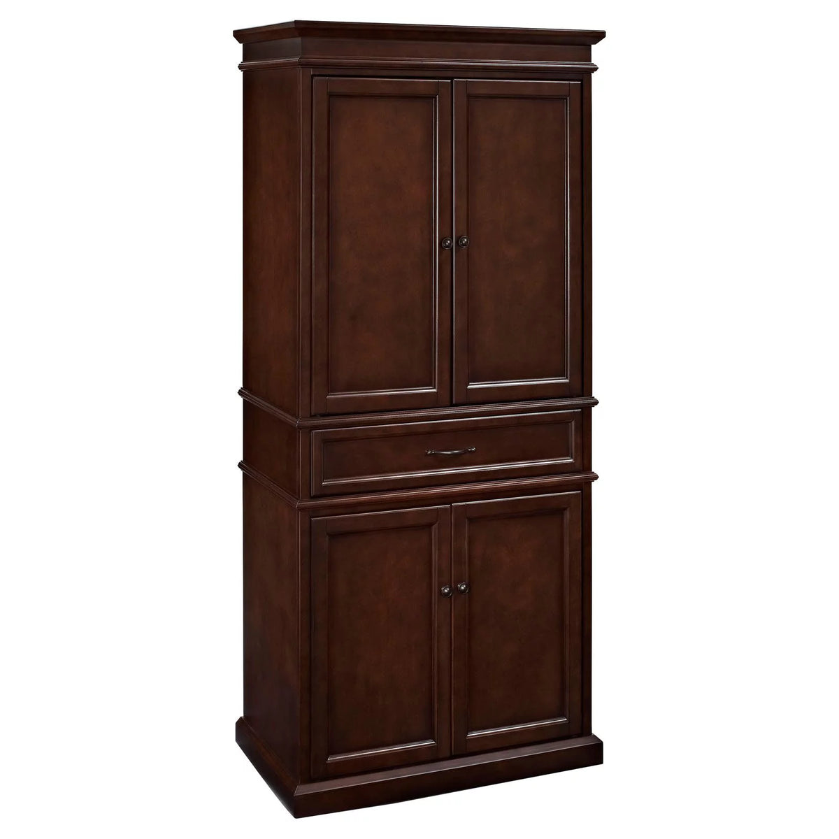Mahogany Wood 4 Door Pantry Q60302