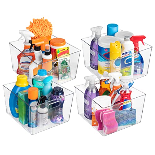 Clear Plastic Storage Bins 2 Pack Q61294