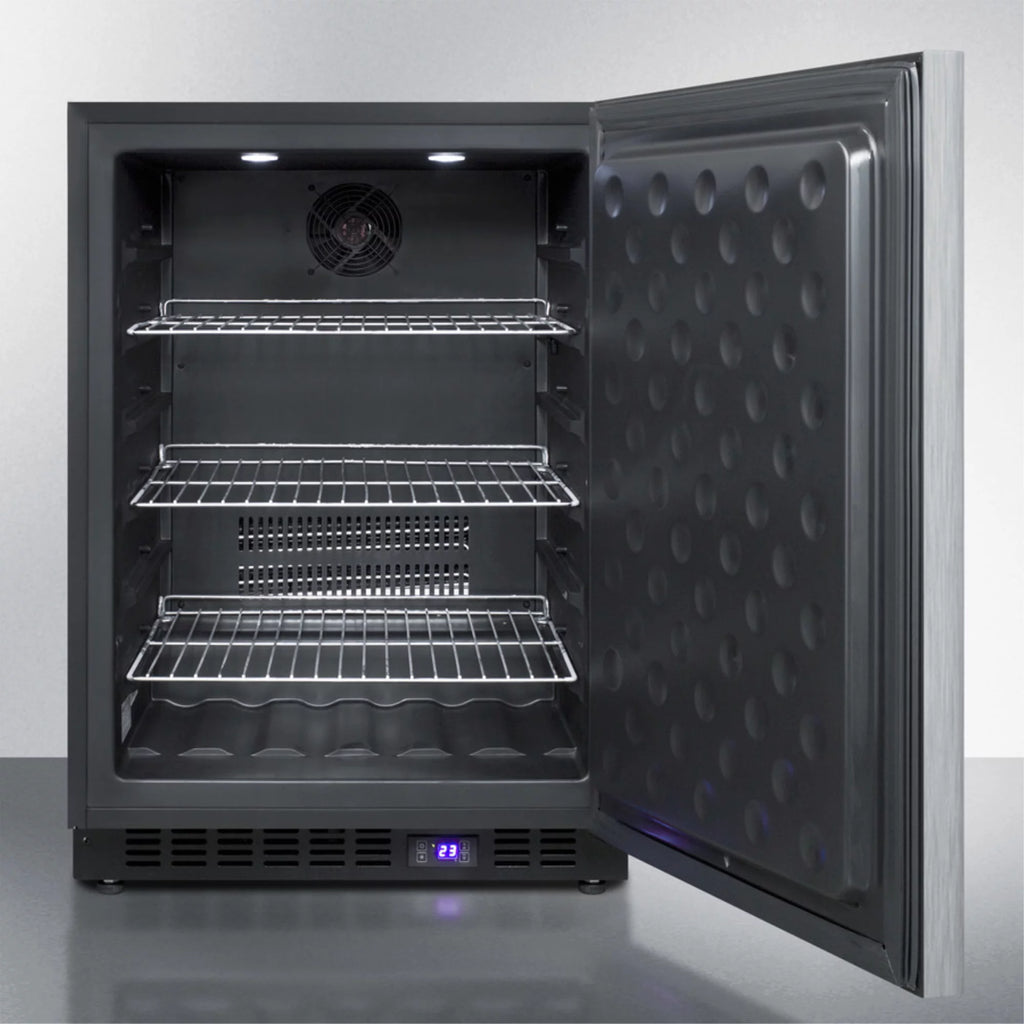 Black Frost-Free Outdoor All-Freezer with Digital Thermostat and Lock A28306