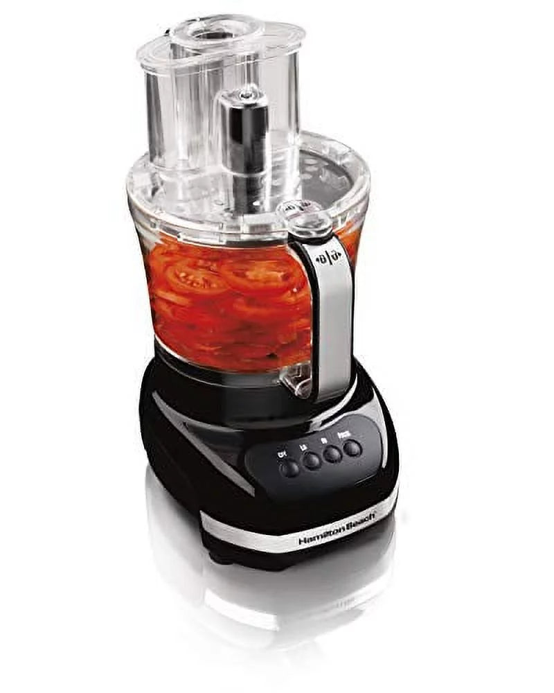 12-Cup Food Processor & Vegetable Chopper with Mini Bowl, Black T589