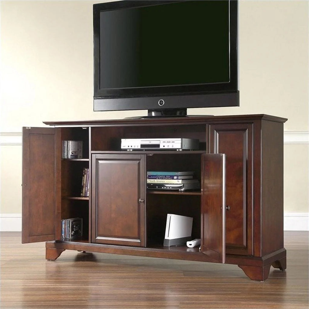 Mahogany Wood TV Stand F526