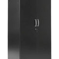 Black Wood Two Door Armoire Wardrobe Cabinet L358844