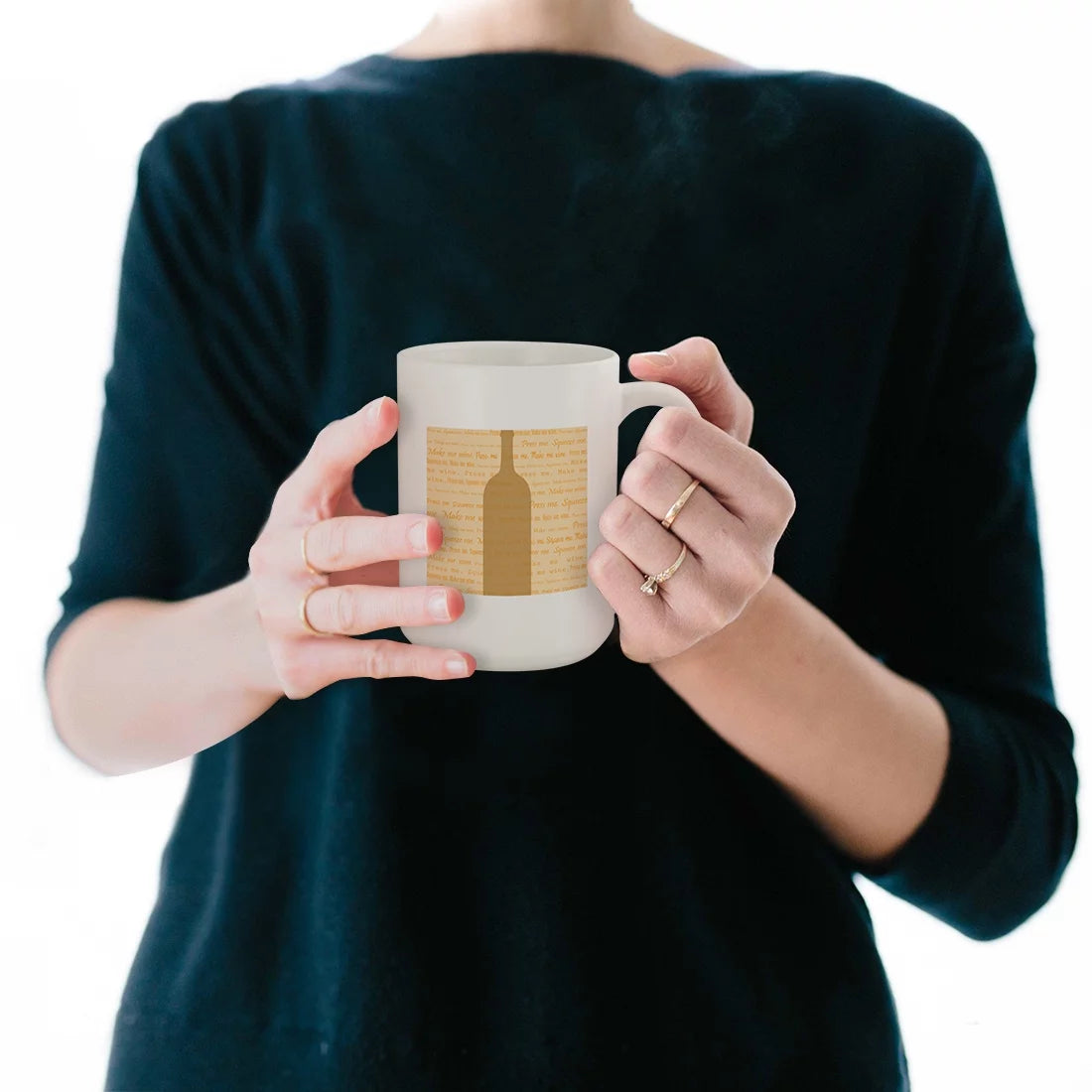 Ceramic 15oz White Mug V502714