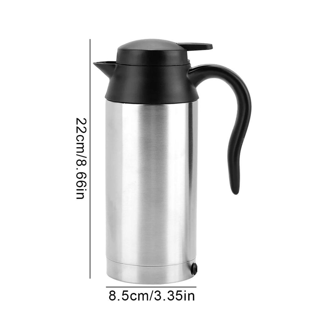Portable 750ml 24V Travel Car Kettle Water Heater Bottle N416