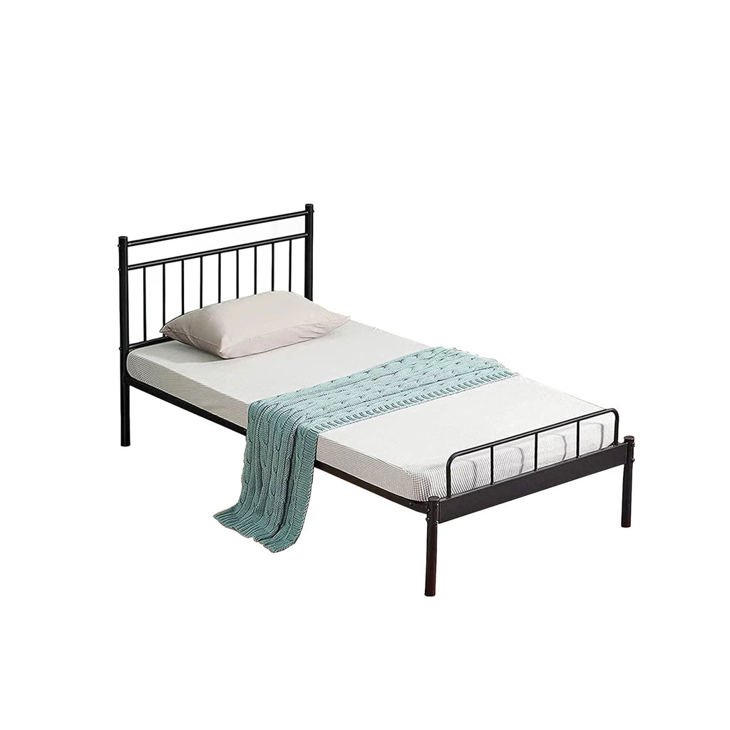 Black Twin Bed Storage Frame J8205