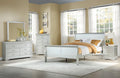 5pc Bedroom Set Twin Bed Dresser Chest Nightstand Mirror N410345