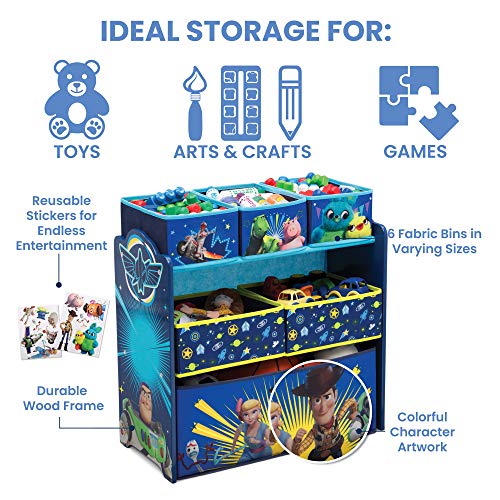 6 Bin Toy Organizer M10940