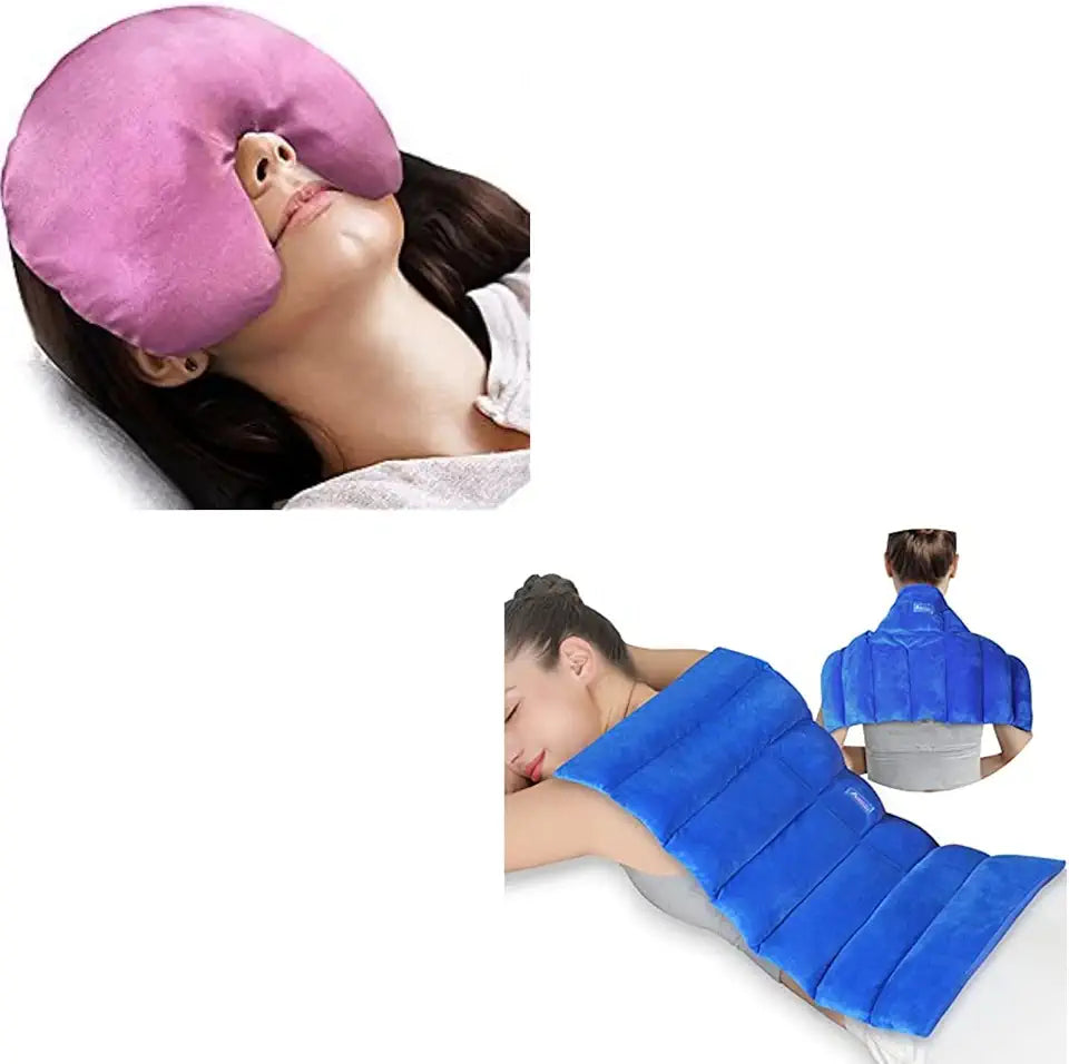 Microwavable Face Heating Pad and Large Microwave Heating Pad Z124